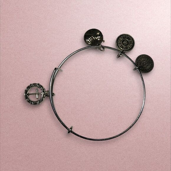 Alex and Ani Charm Bracelet Christian Promise Charms - Picture 4 of 4